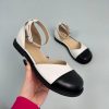 Closed Toe Leather Sandals Women S Round Doll